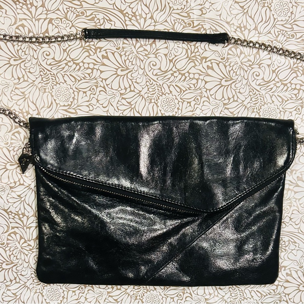 HOBO black leather medium bag purse
